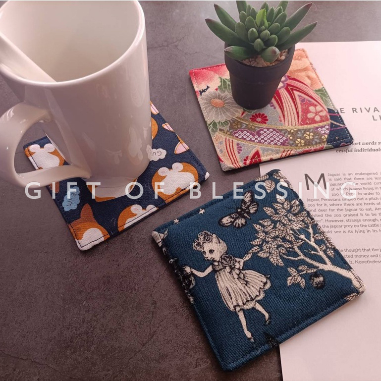 杯墊 布杯墊 棉麻