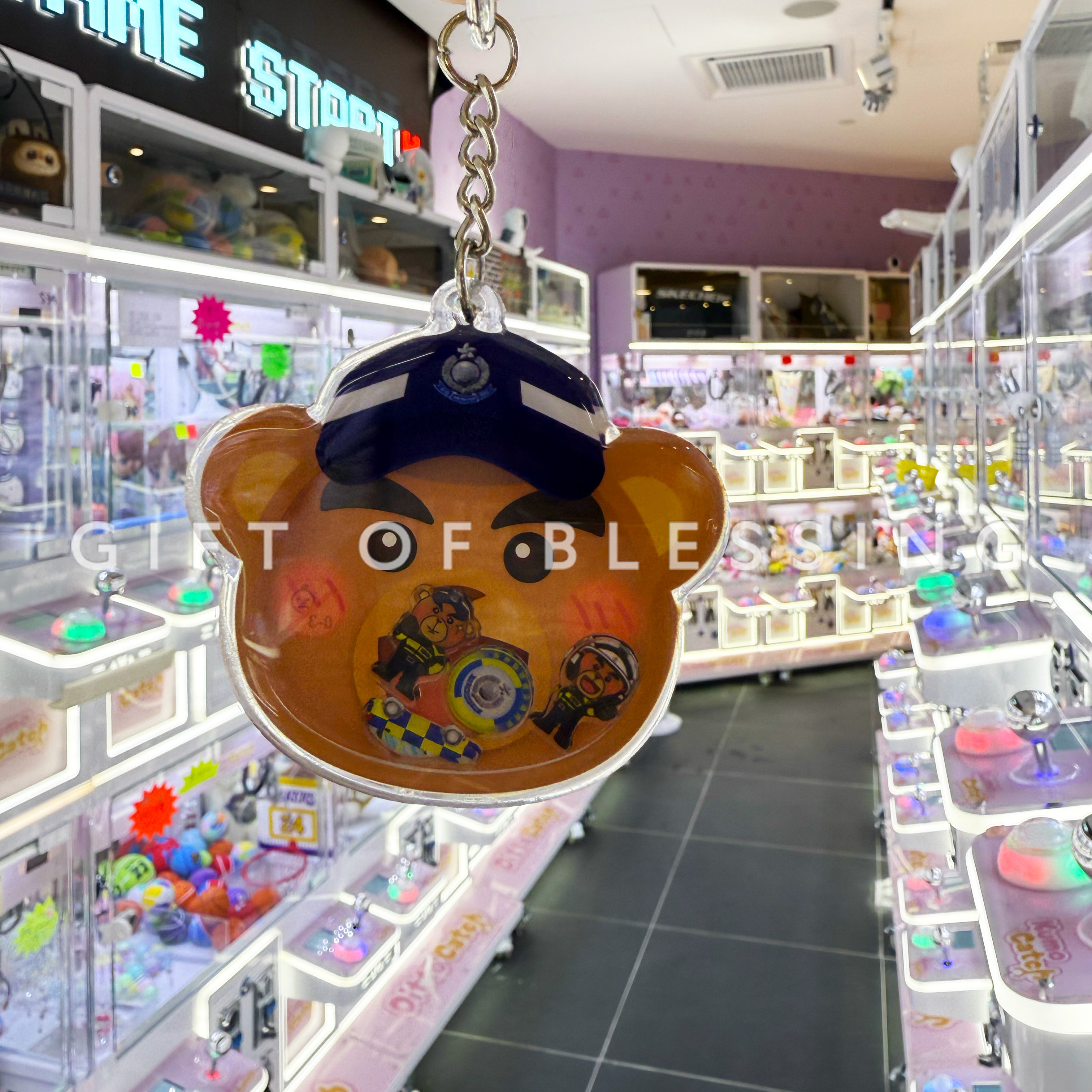 香港警務處交通總部 TBHQ 亞克力匙扣