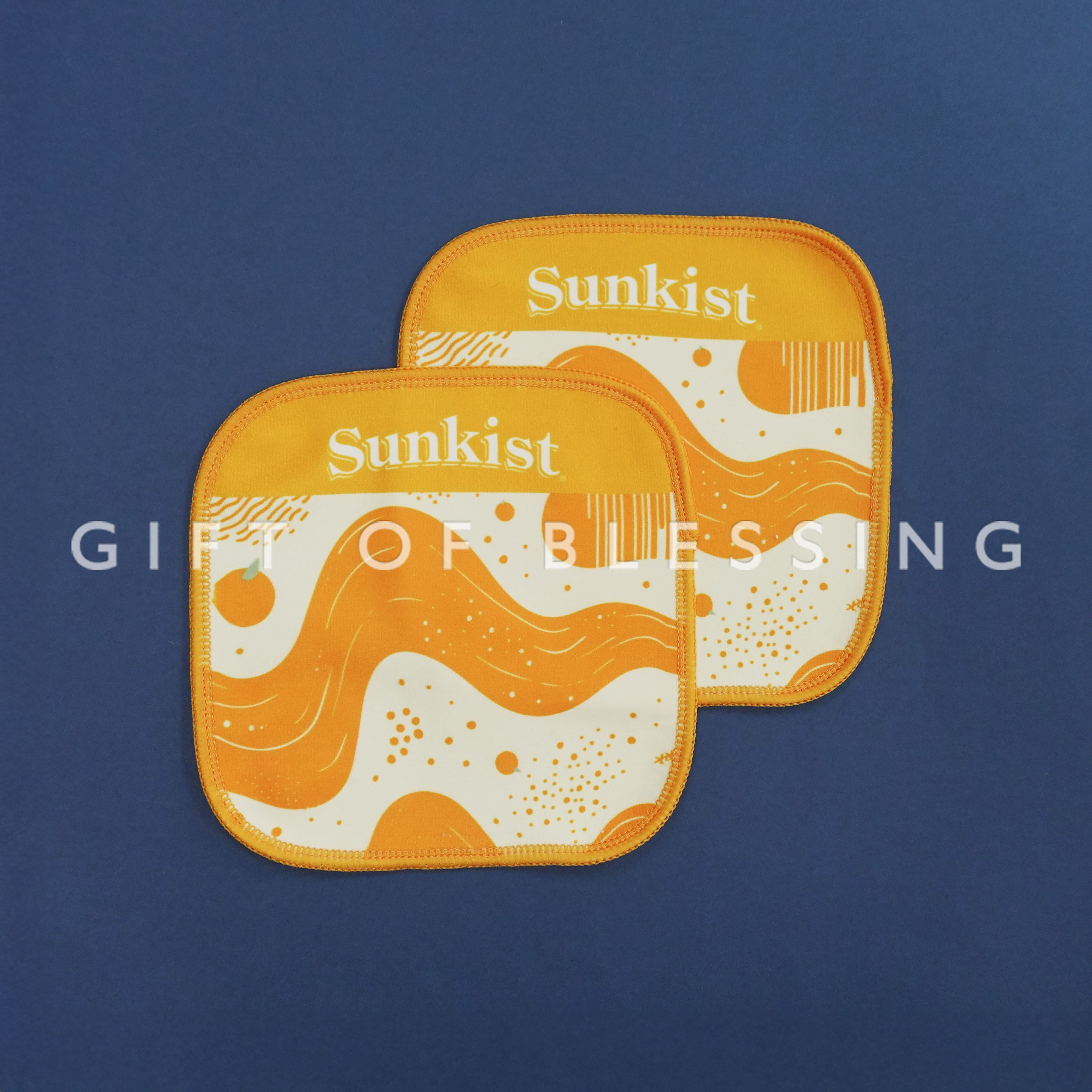 Sunkist 小方巾