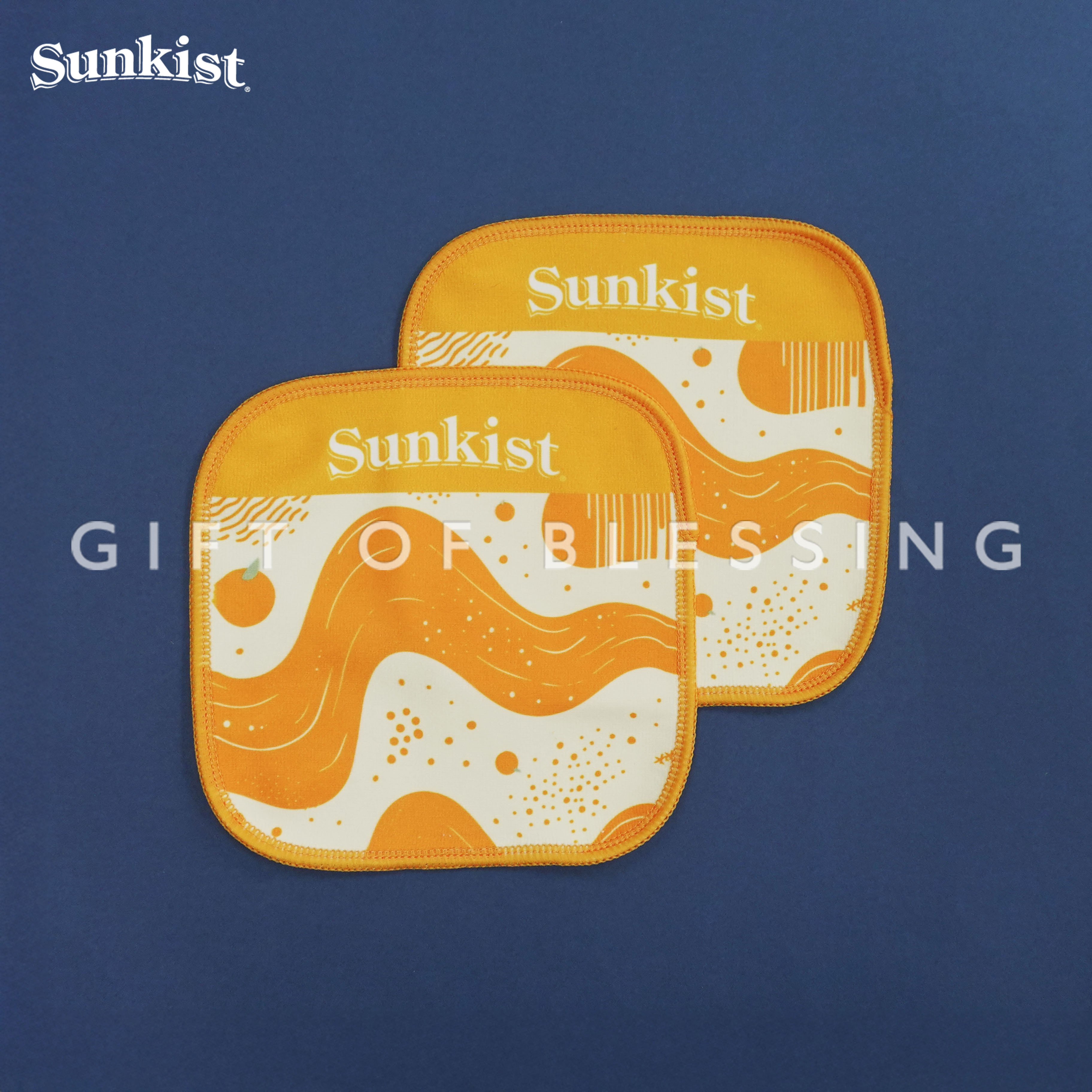 Sunkist 小方巾
