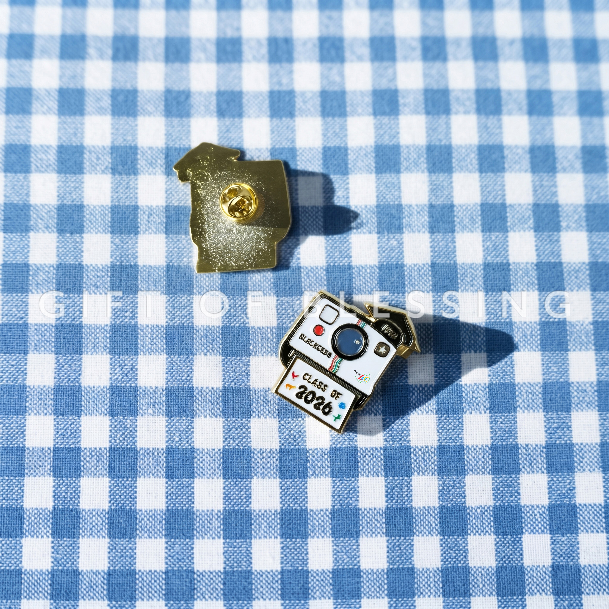 林文燦英文小學 金屬烤漆襟章