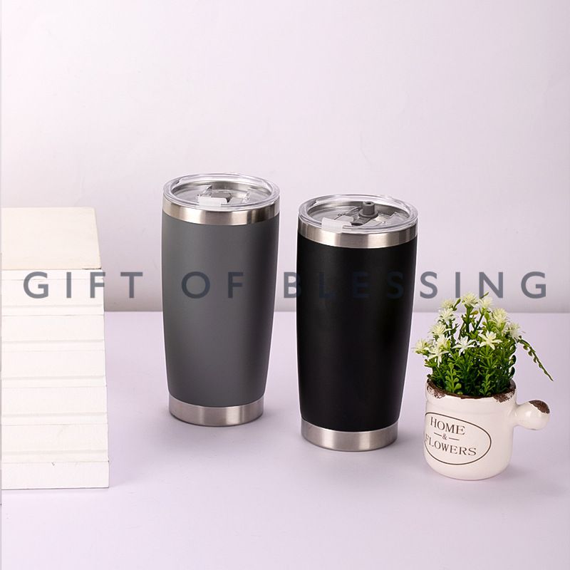 揭盖式不锈钢杯(直身)
