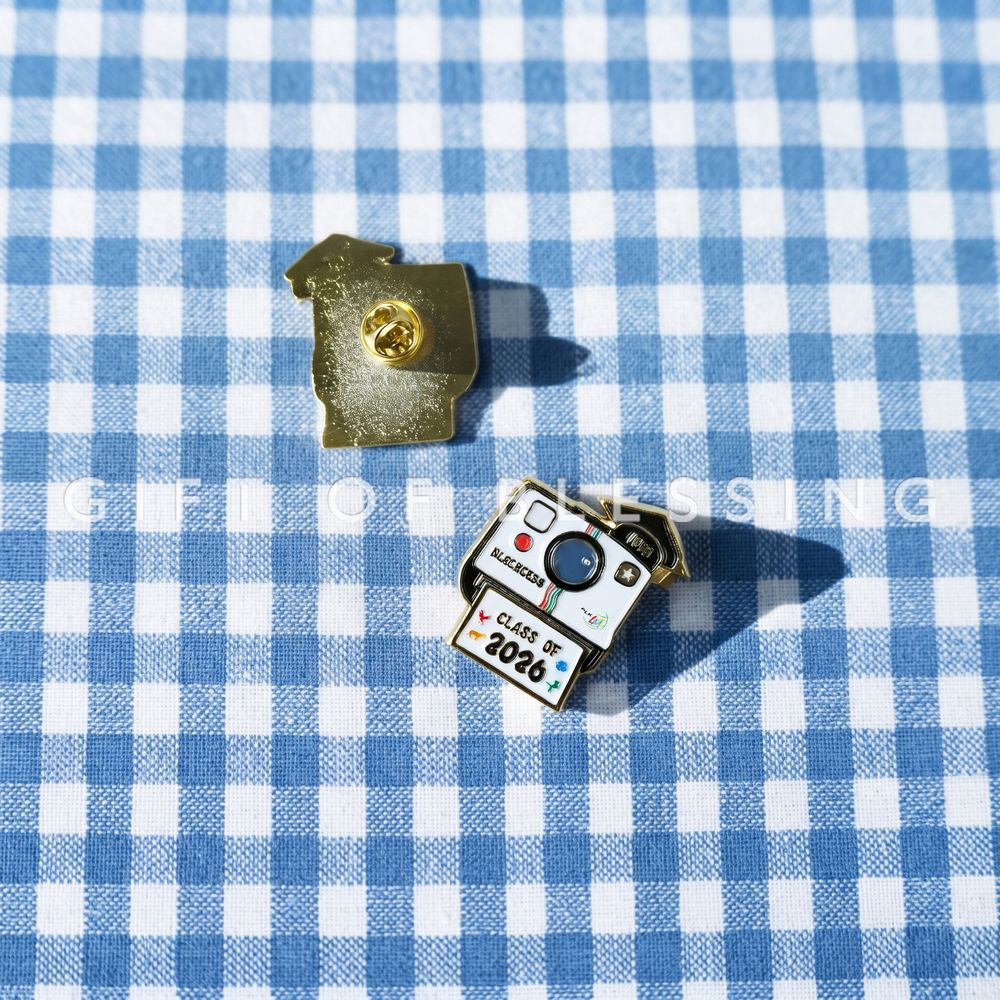 林文灿英文小学 金属烤漆襟章