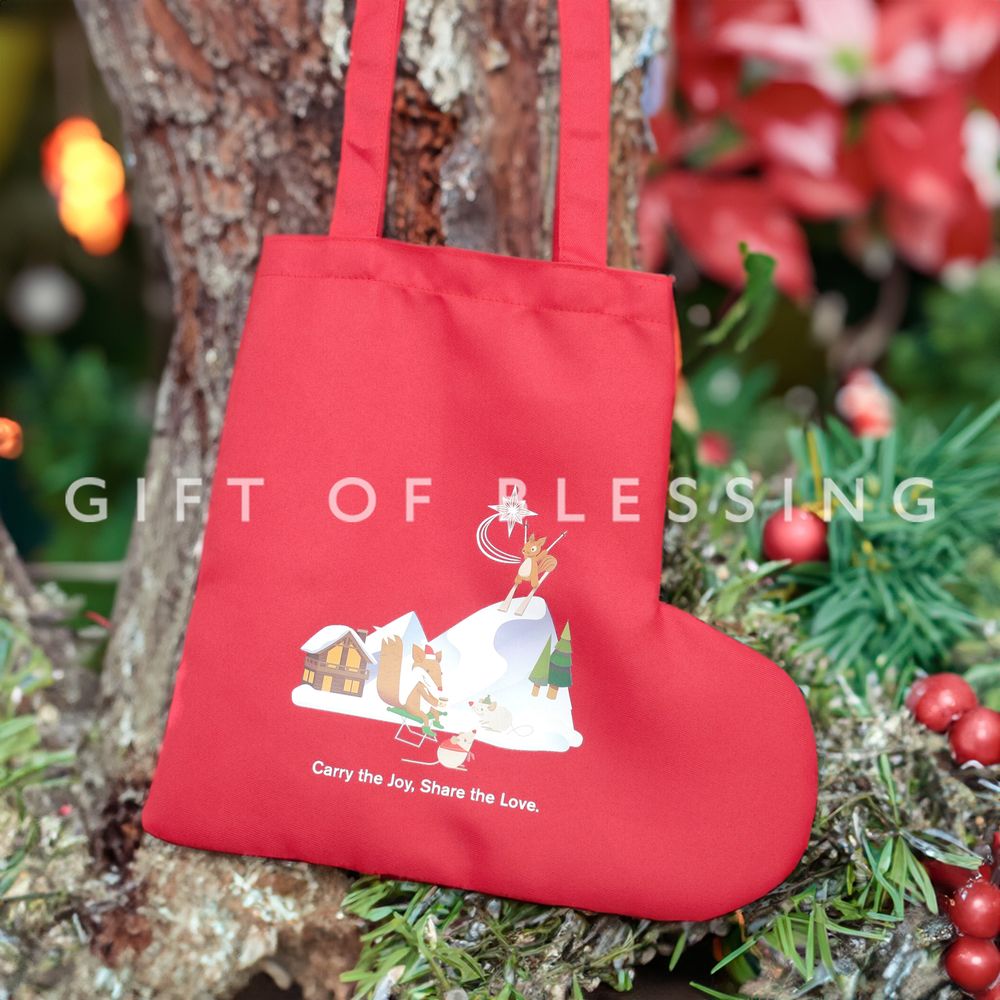 LANDMARK置地廣場 Christmas Stocking Tote Bag