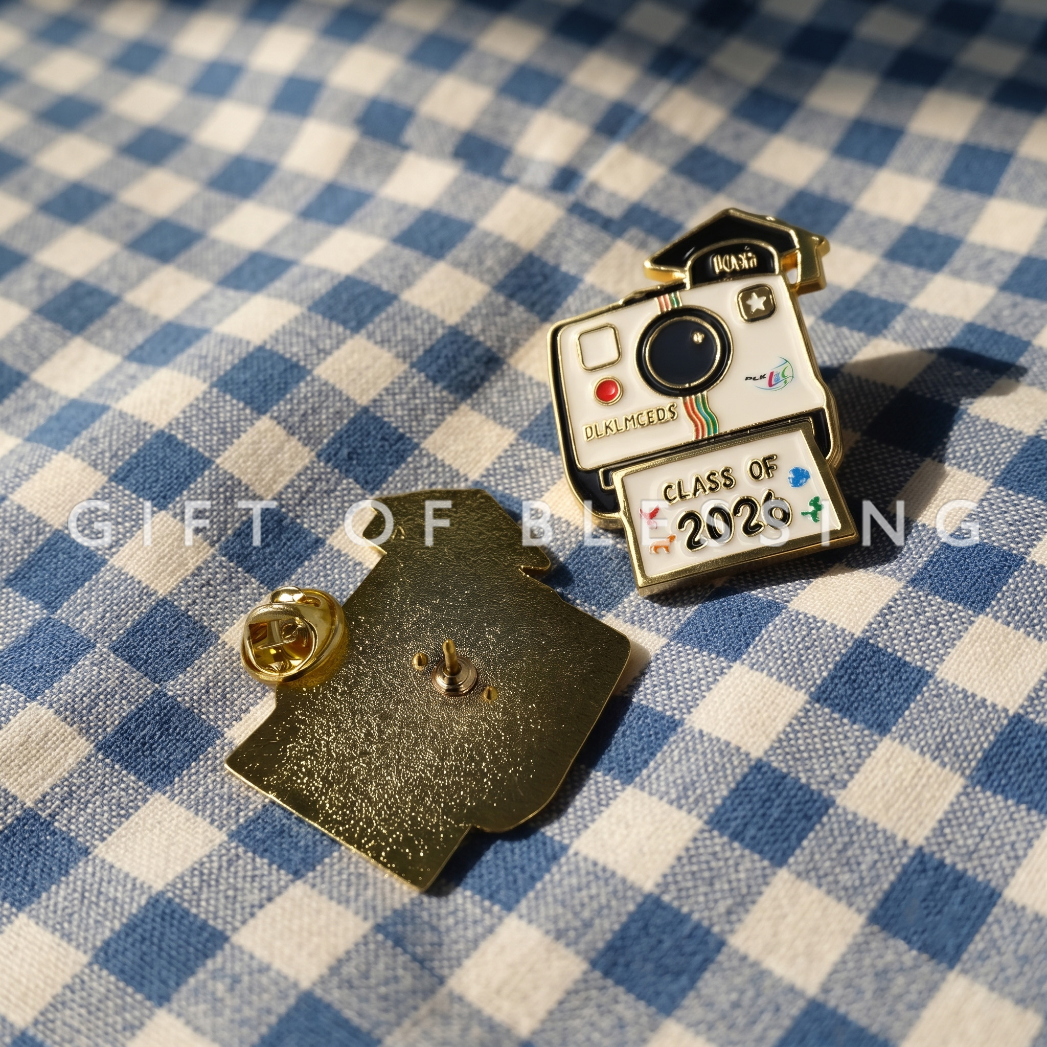 林文燦英文小學 金屬烤漆襟章